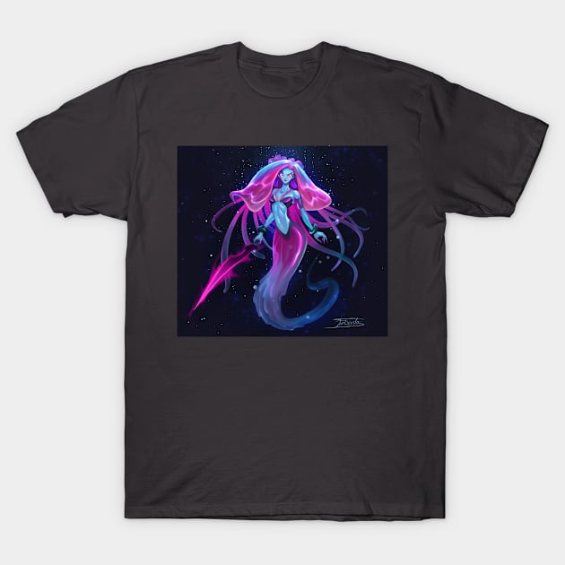 MERMAID MEDUSA T-Shirt by felixantosart